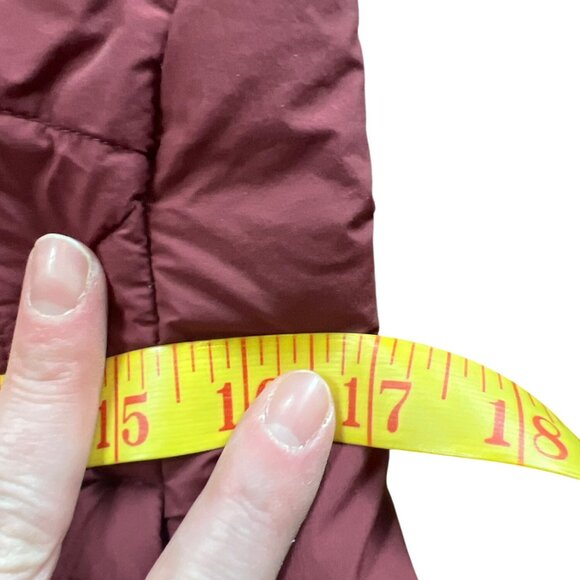 Duluth Trading  Agiloft Womens Bran Coat Quilted  Bomer Jacket S Red/Maroon - Picture 6 of 7